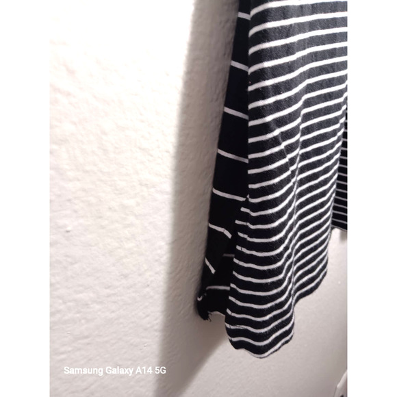 Danskin Now Athletic Sports Stripped Sleeveless Black Plus Siz 2X/18W Top Blouse - Picture 7 of 8